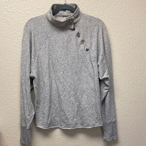 Free People High Collar Sweatshirt